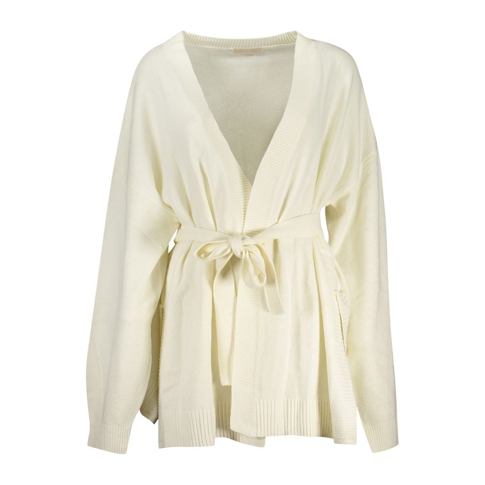 Guess Jeans Women's White Acrylic Cardigan