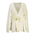 Guess Jeans Women's White Acrylic Cardigan