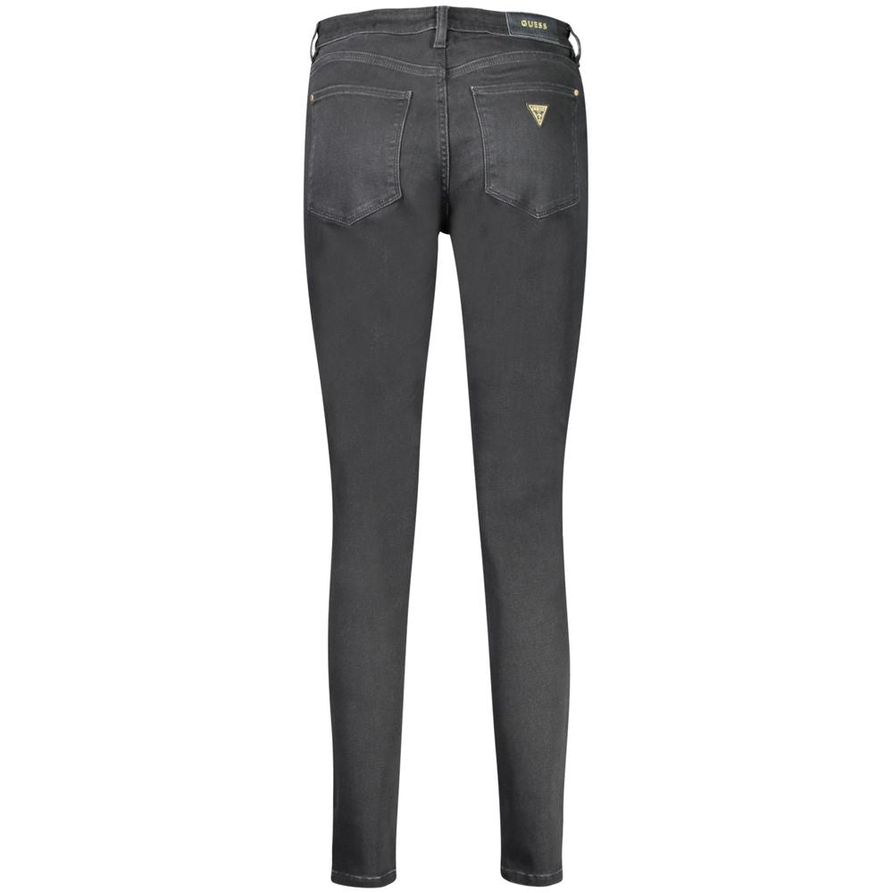 Guess Jeans Schwarze Baumwolljeans aus Denim