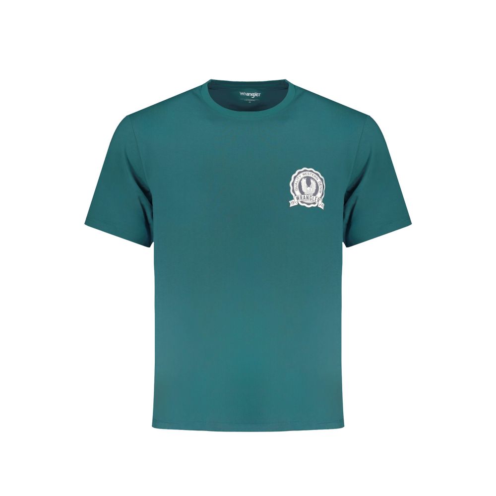 Wrangler Verde Baumwoll-T-Shirt für Herren