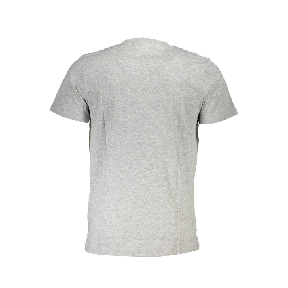Cavalli Class Grigio Baumwoll-T-Shirt für Herren