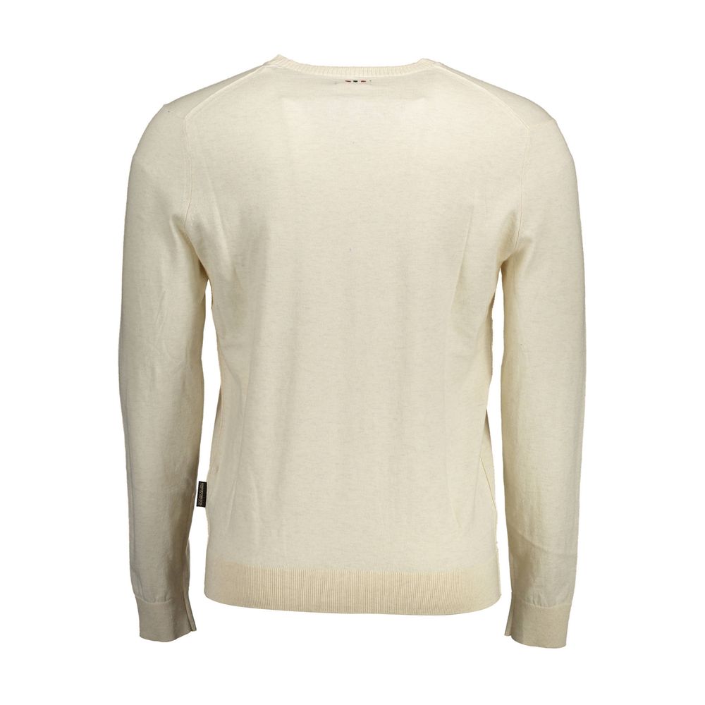Napapijri Beiger Baumwoll-Pullover