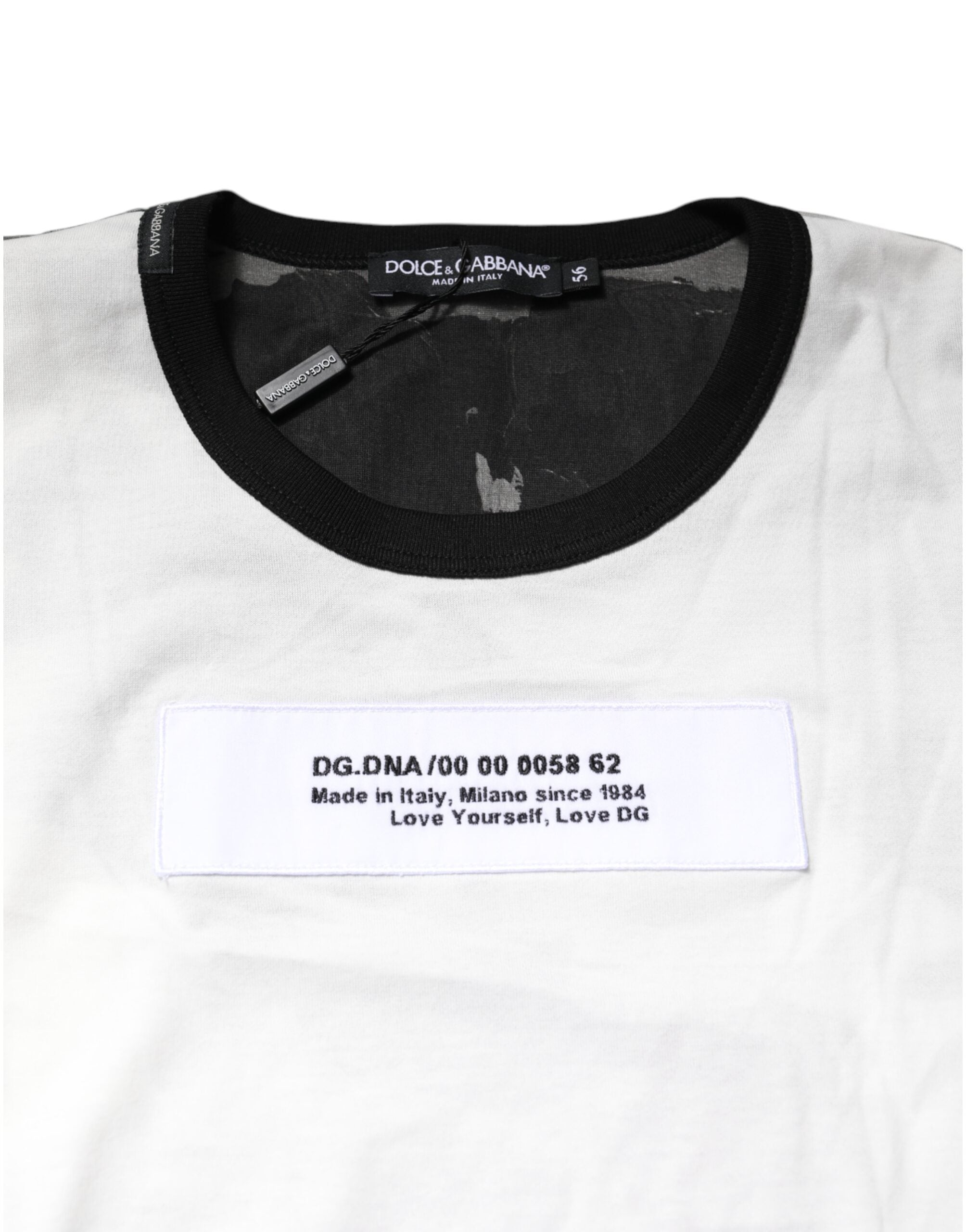 Dolce & Gabbana Multicolor Camouflage Crew Neck T-Shirt