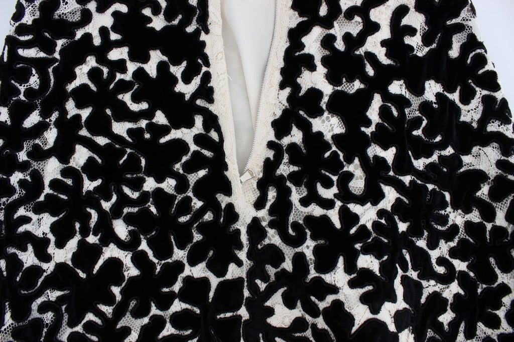 Dolce & Gabbana Ricamo Floral Lace Long Ball Maxi Dress