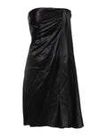 Dolce & Gabbana Black Strapless A-line Mini Dress
