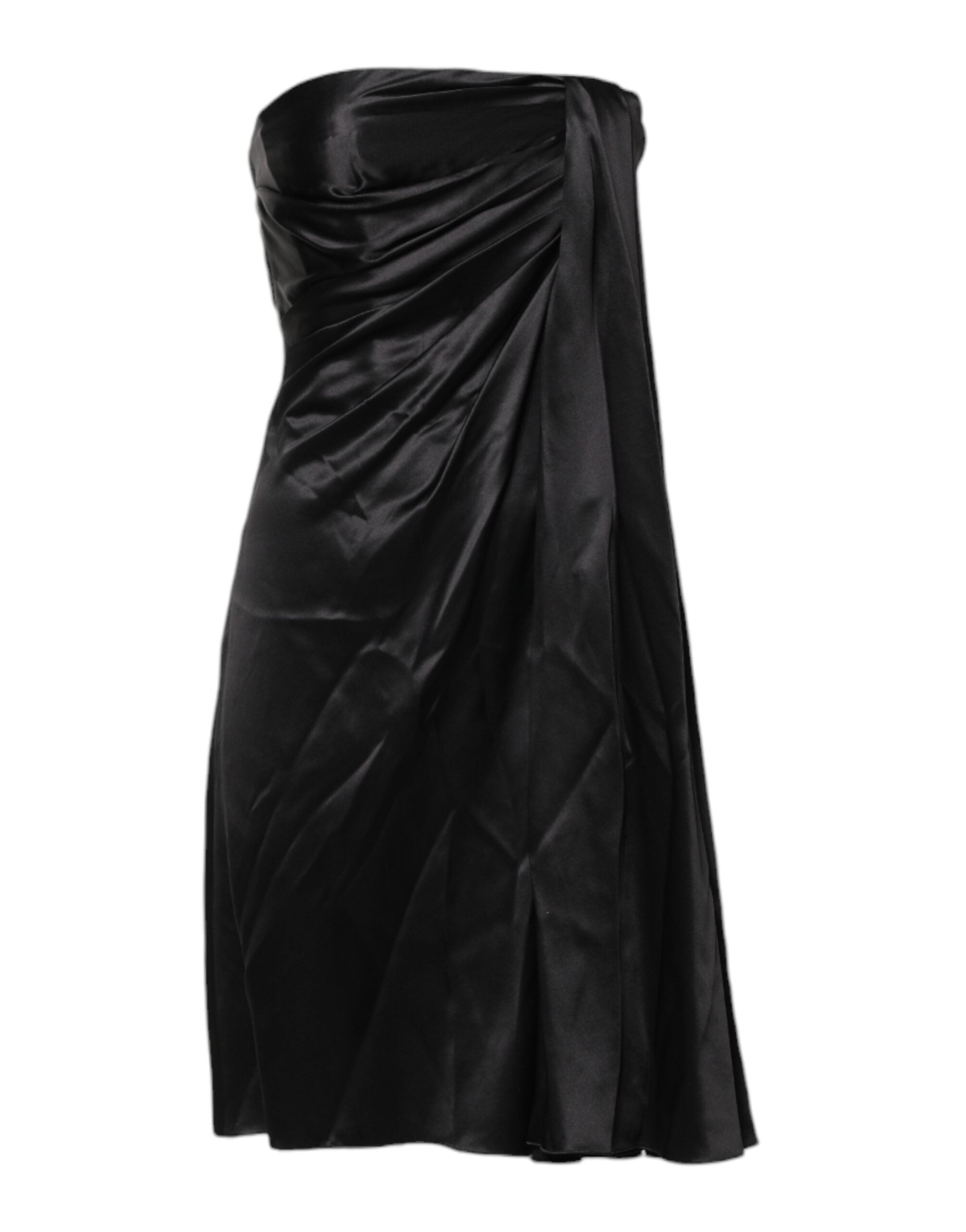 Dolce & Gabbana Black Strapless A-line Mini Dress