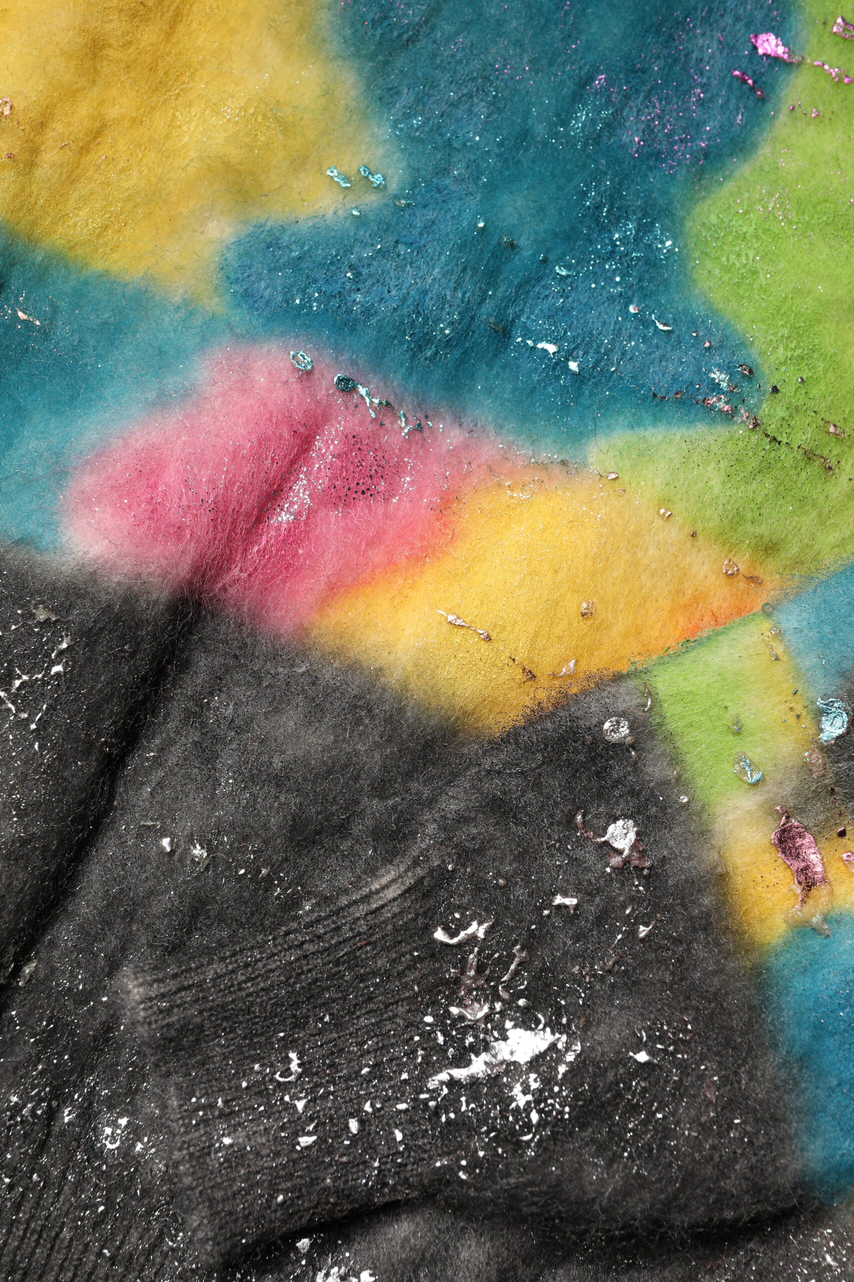 Dolce & Gabbana Multicolor Mohair Turtleneck Sweater
