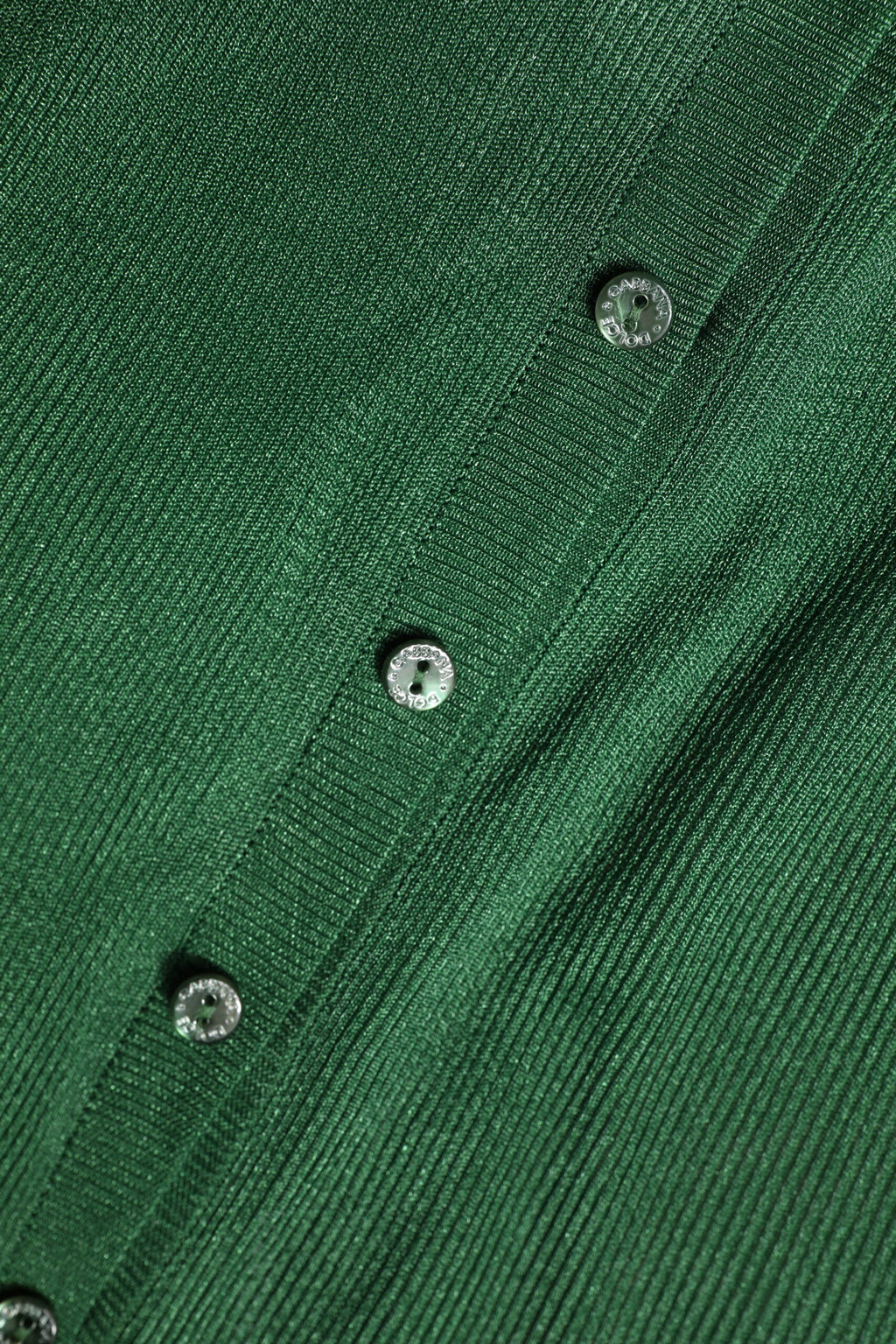 Dolce & Gabbana Green Polyester Long Sleeve Jumper