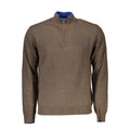Harmont & Blaine Pullover with Contrast Detail and Half-Zip