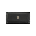 Tommy Hilfiger Elegantes schwarzes Portemonnaie mit zwei Fächern