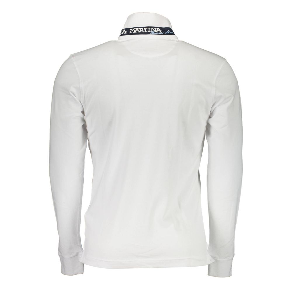 La Martina Elegant Slim Fit Polo with Embroidered Details