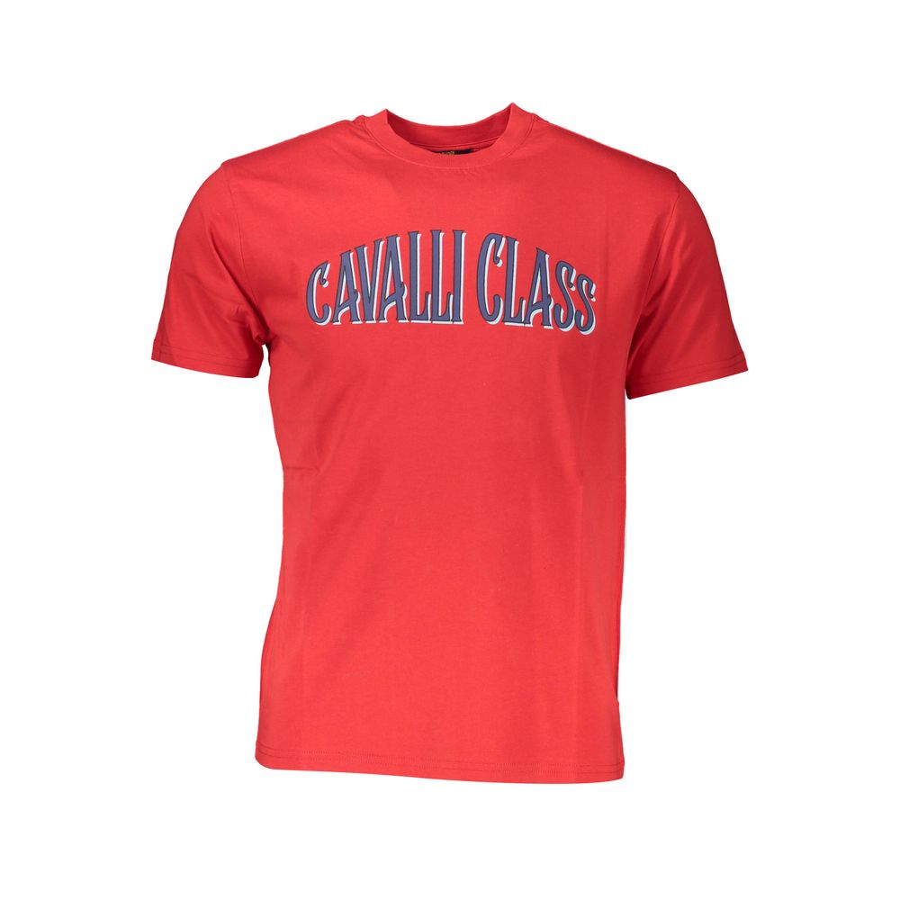 Cavalli Class Baumwoll-T-Shirt in Rot