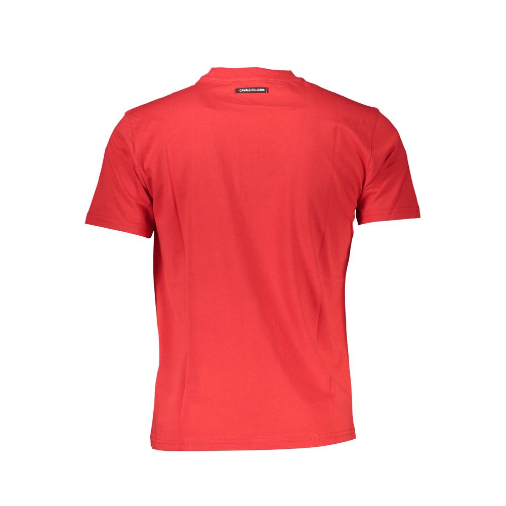 Cavalli Class Baumwoll-T-Shirt in Rot