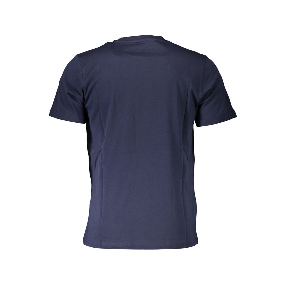 North Sails Blu Baumwoll-T-Shirt für Herren