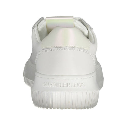 Calvin Klein Weißes Leder Damen Sneaker