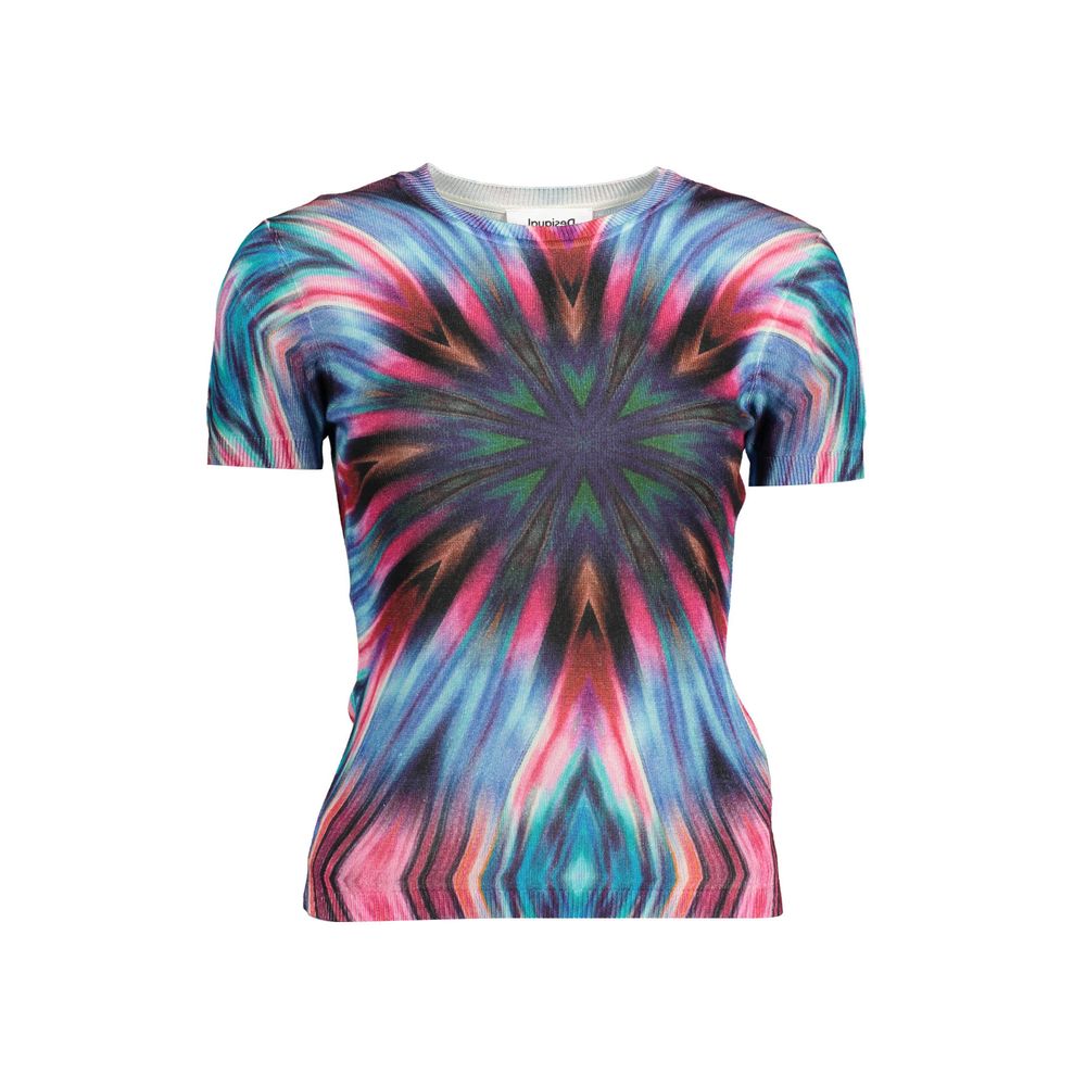 Desigual Blauer Viskose-Pullover