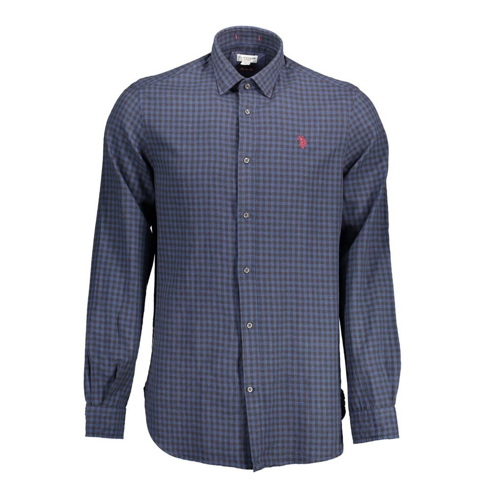 U.S. POLO ASSN. Baumwollhemd in Blau