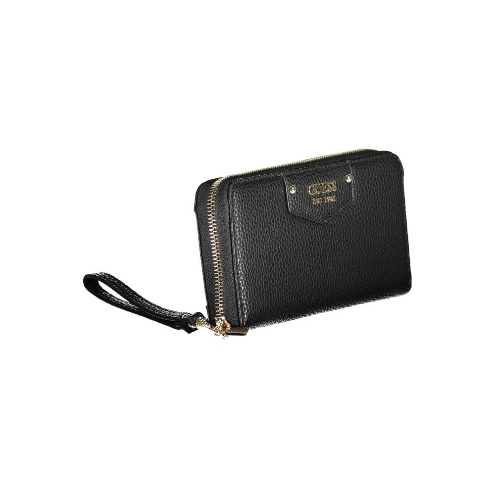 Guess Jeans Black Polyethylene Wallet
