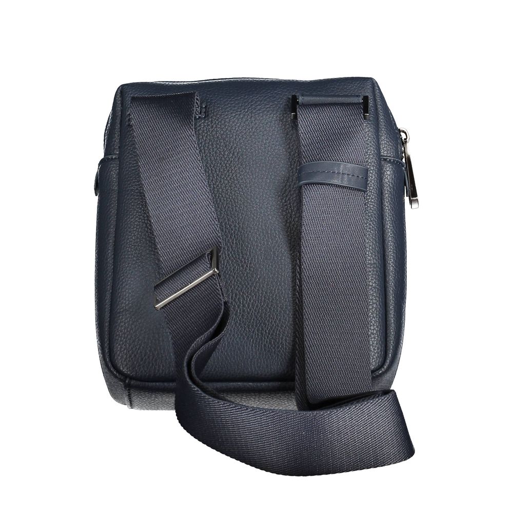 Calvin Klein Blaue Schultertasche aus Polyester