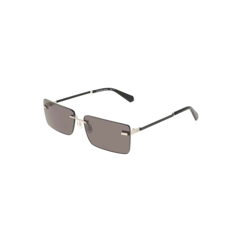 Calvin Klein Sonnenbrille mit schwarzem Metallrahmen