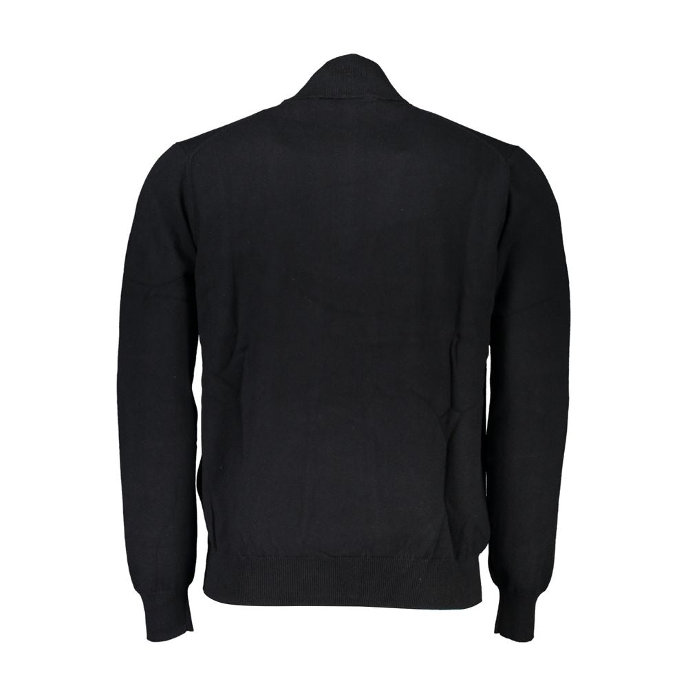 Harmont & Blaine Elegant Half-Zip Pullover with Embroidery Details
