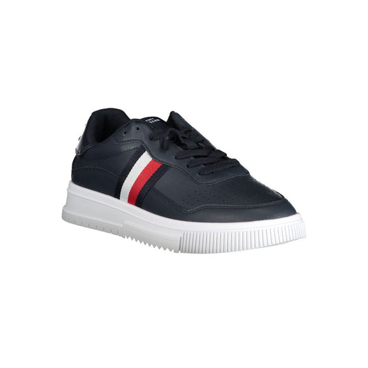Tommy Hilfiger Blaue Leder Herren Sneaker