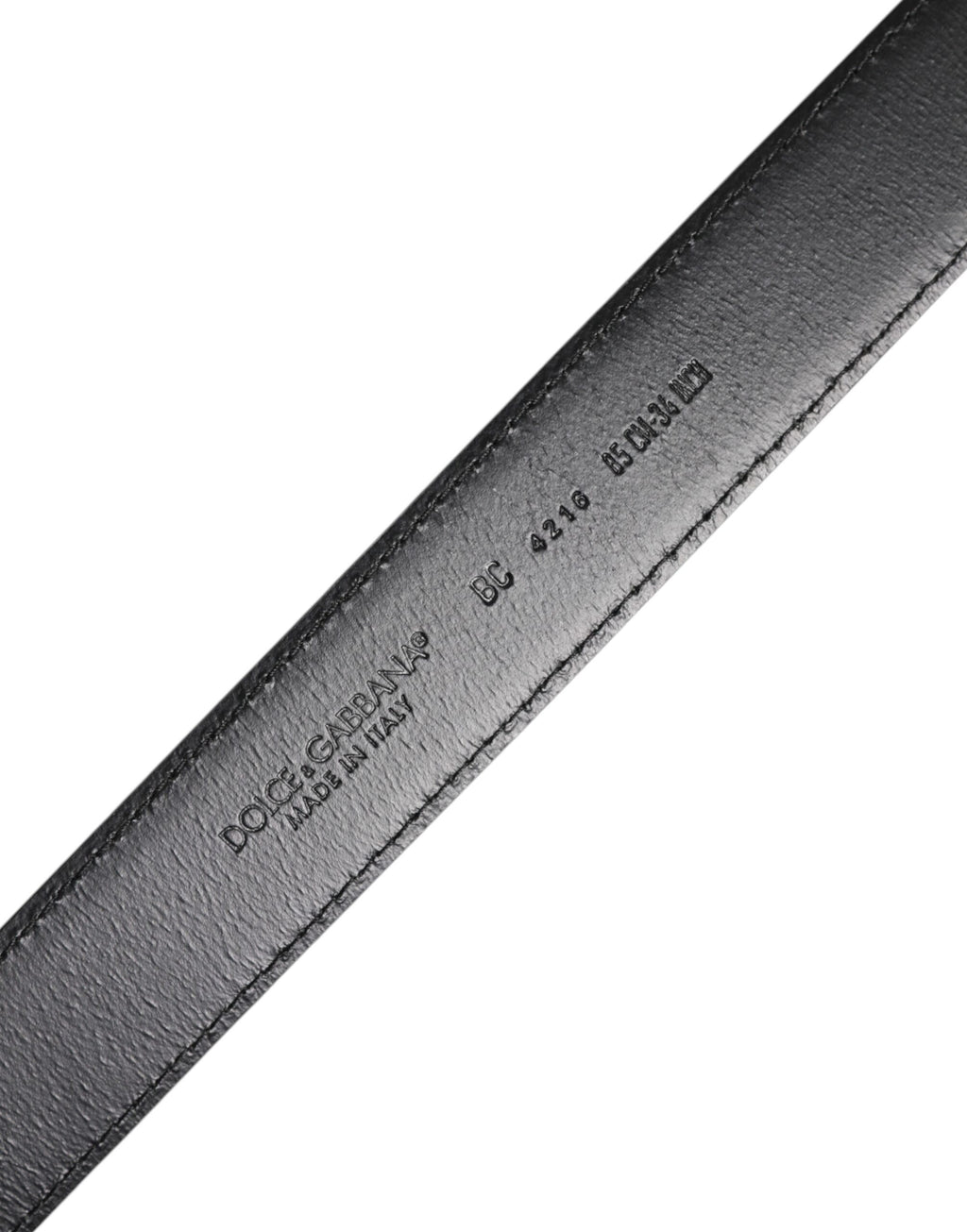 Dolce & Gabbana Brown Classic Calfskin Belt with Silver Buckle
