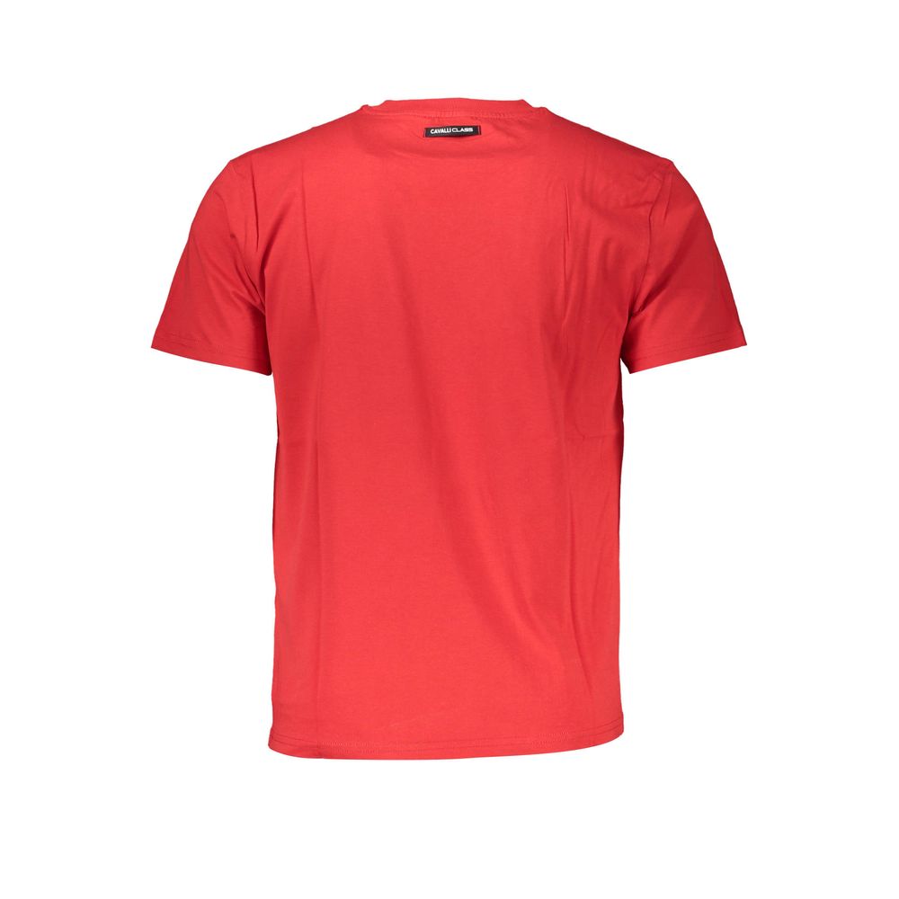 Cavalli Class Baumwoll-T-Shirt in Rot