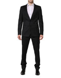 Dolce & Gabbana Dark Gray MARTINI 2-piece single-breasted suit