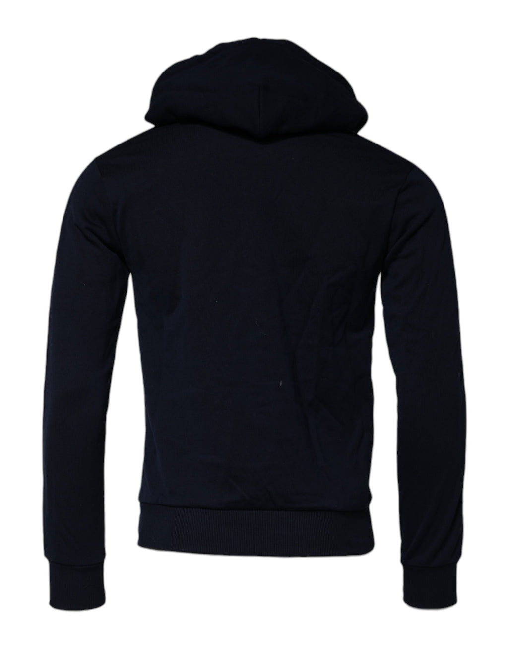 Dolce & Gabbana Schwarzes Crown Baumwoll-Sweatshirt mit Kapuze Pullover