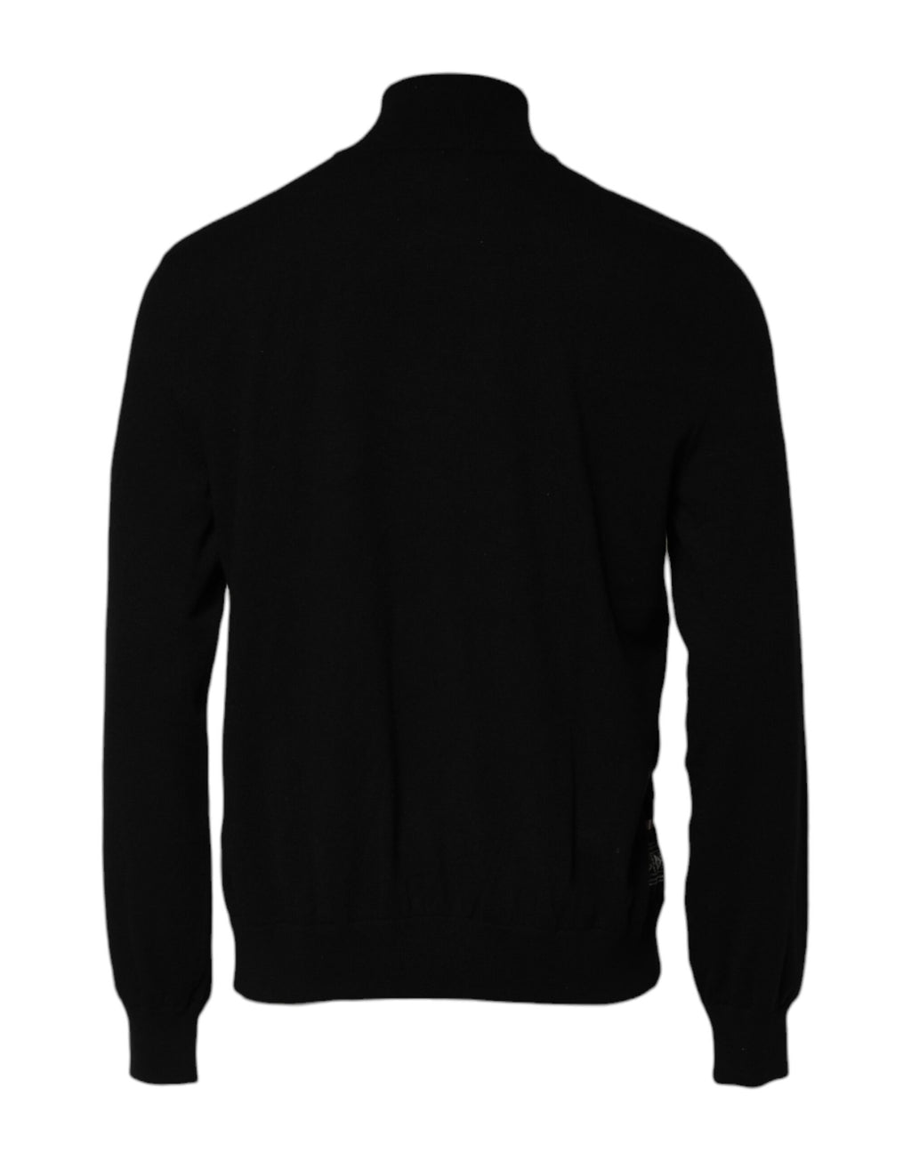 Dolce & Gabbana Black White Bandana Print Zip-Up Sweatshirt
