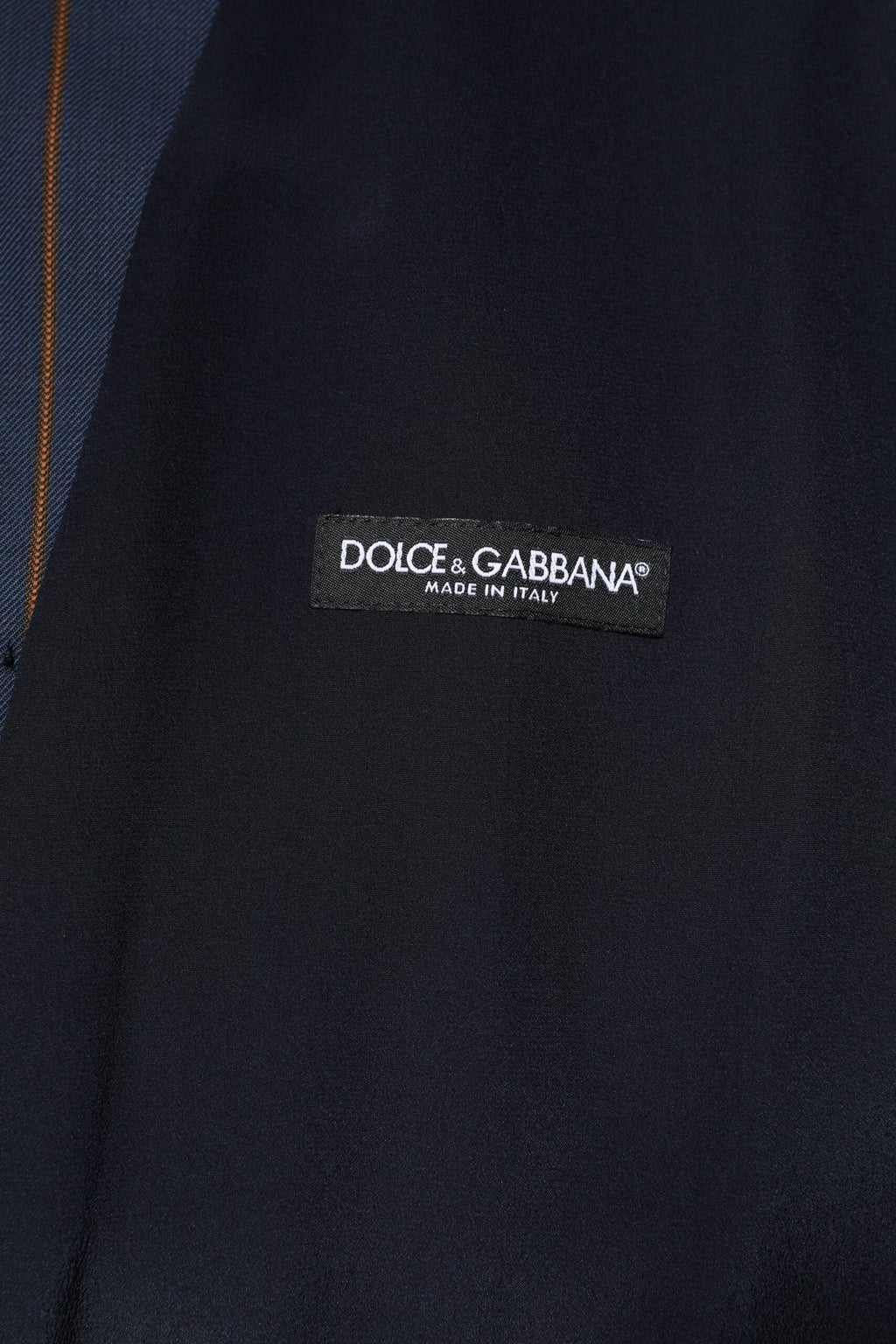 Dolce & Gabbana Blue Stripe Wool Formal Men's Waistcoat Vest