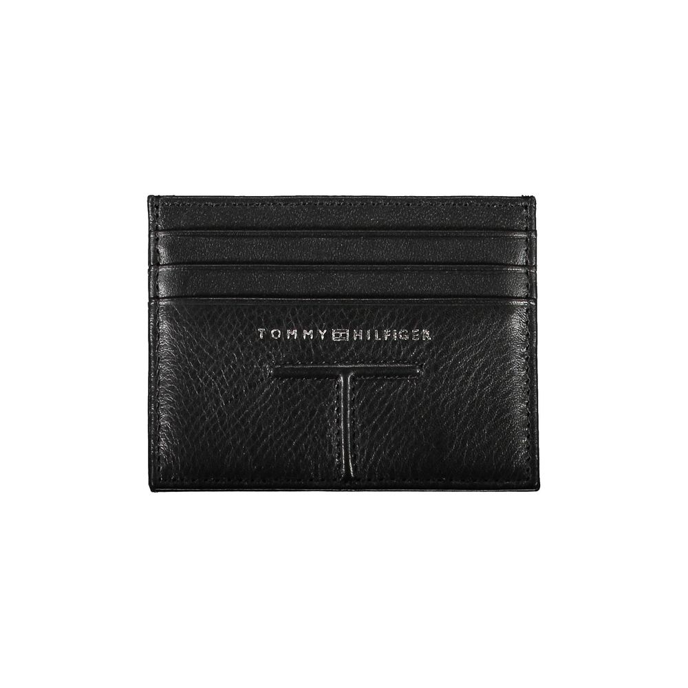Tommy Hilfiger Men's Black Leather Wallet