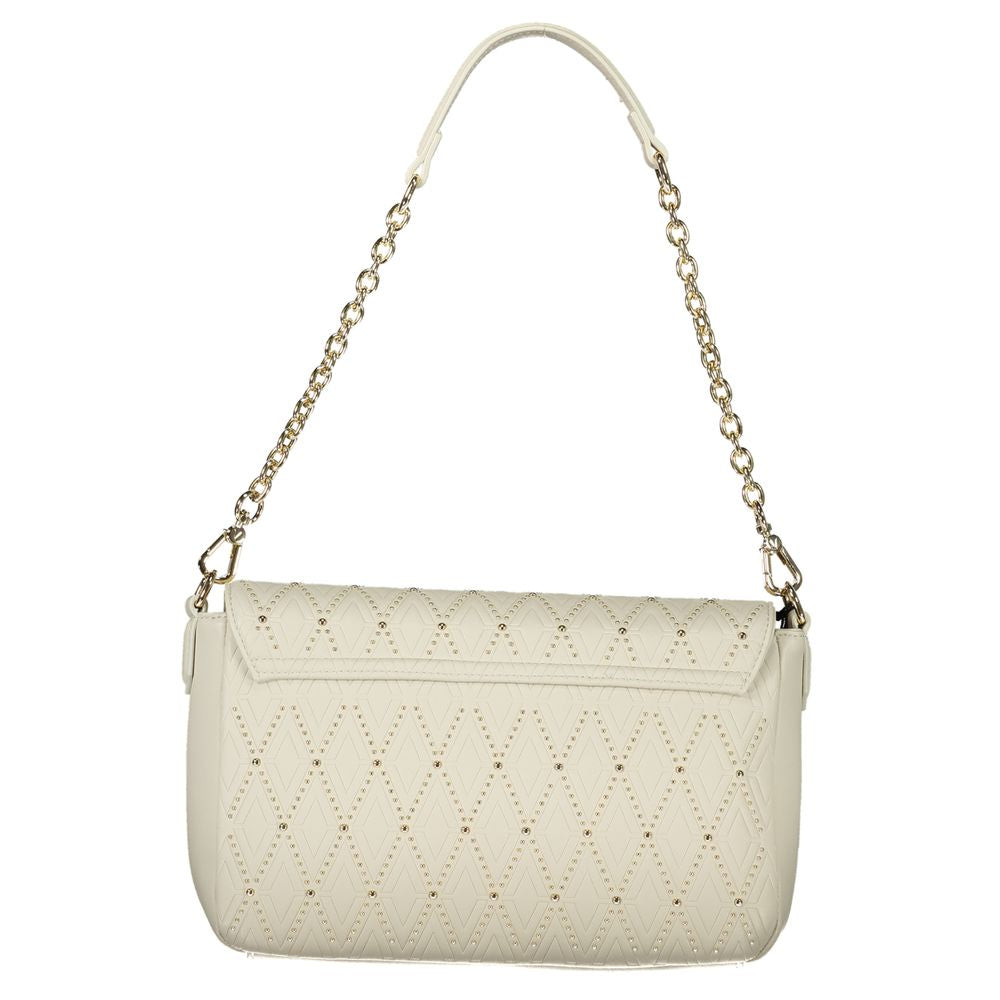 Mario Valentino Weiße Schultertasche aus Polyurethan für Damen