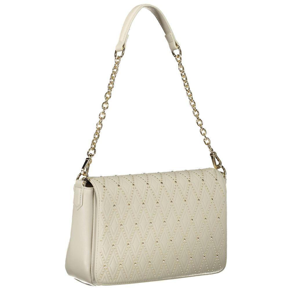 Mario Valentino Weiße Schultertasche aus Polyurethan für Damen
