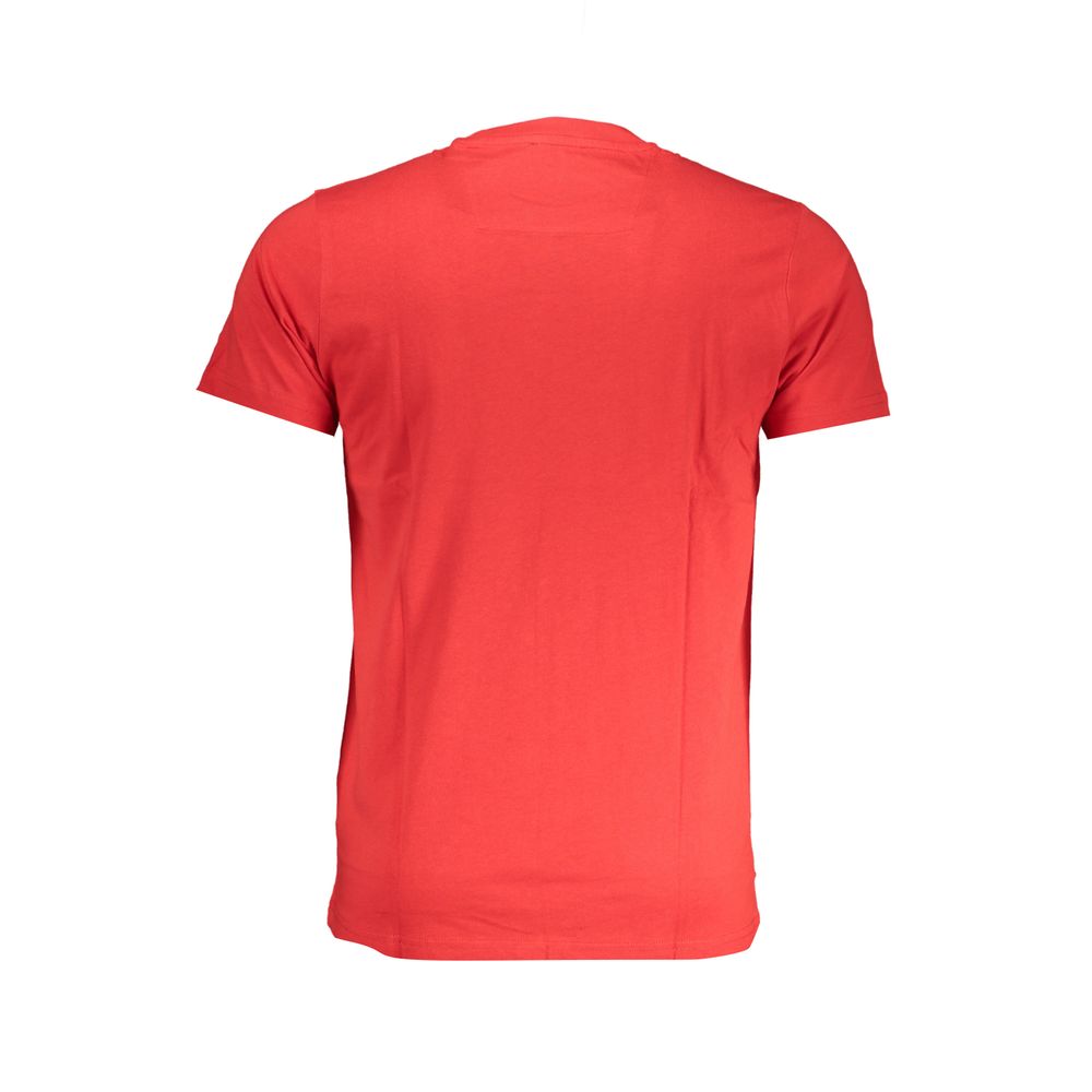 Cavalli Class Rosso Baumwoll-T-Shirt für Herren