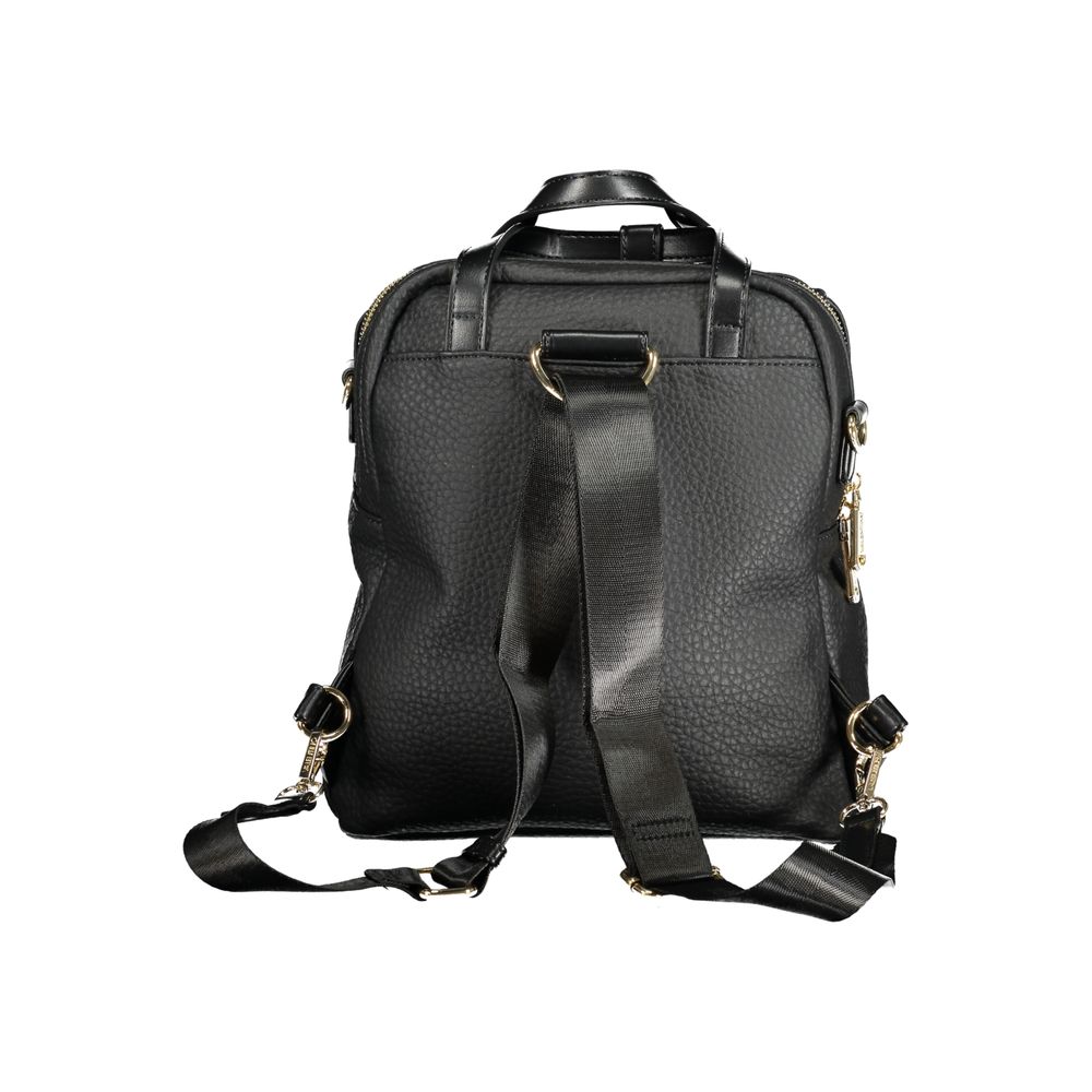 Mario Valentino Black Polyethylene Backpack for Women