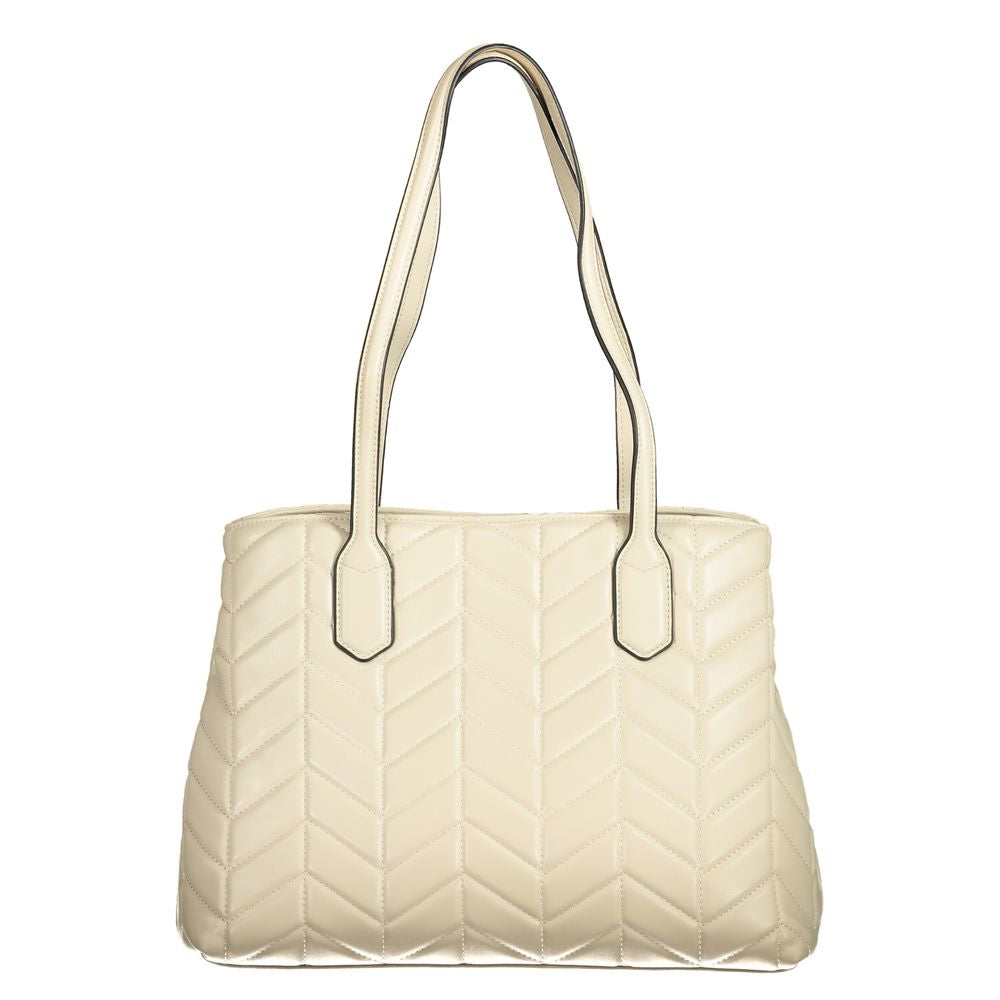 Mario Valentino Beige Polyurethan Damentasche