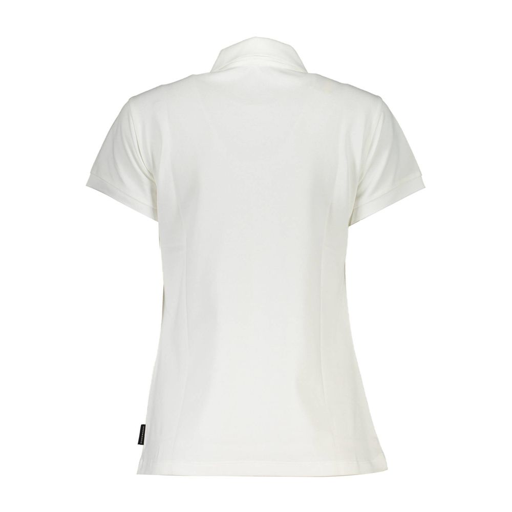 North Sails Baumwoll-Poloshirt in Weiß