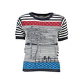 Desigual Baumwollpullover in Blau
