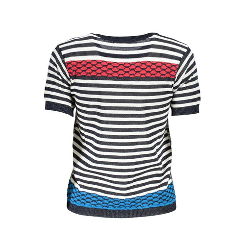 Desigual Baumwollpullover in Blau