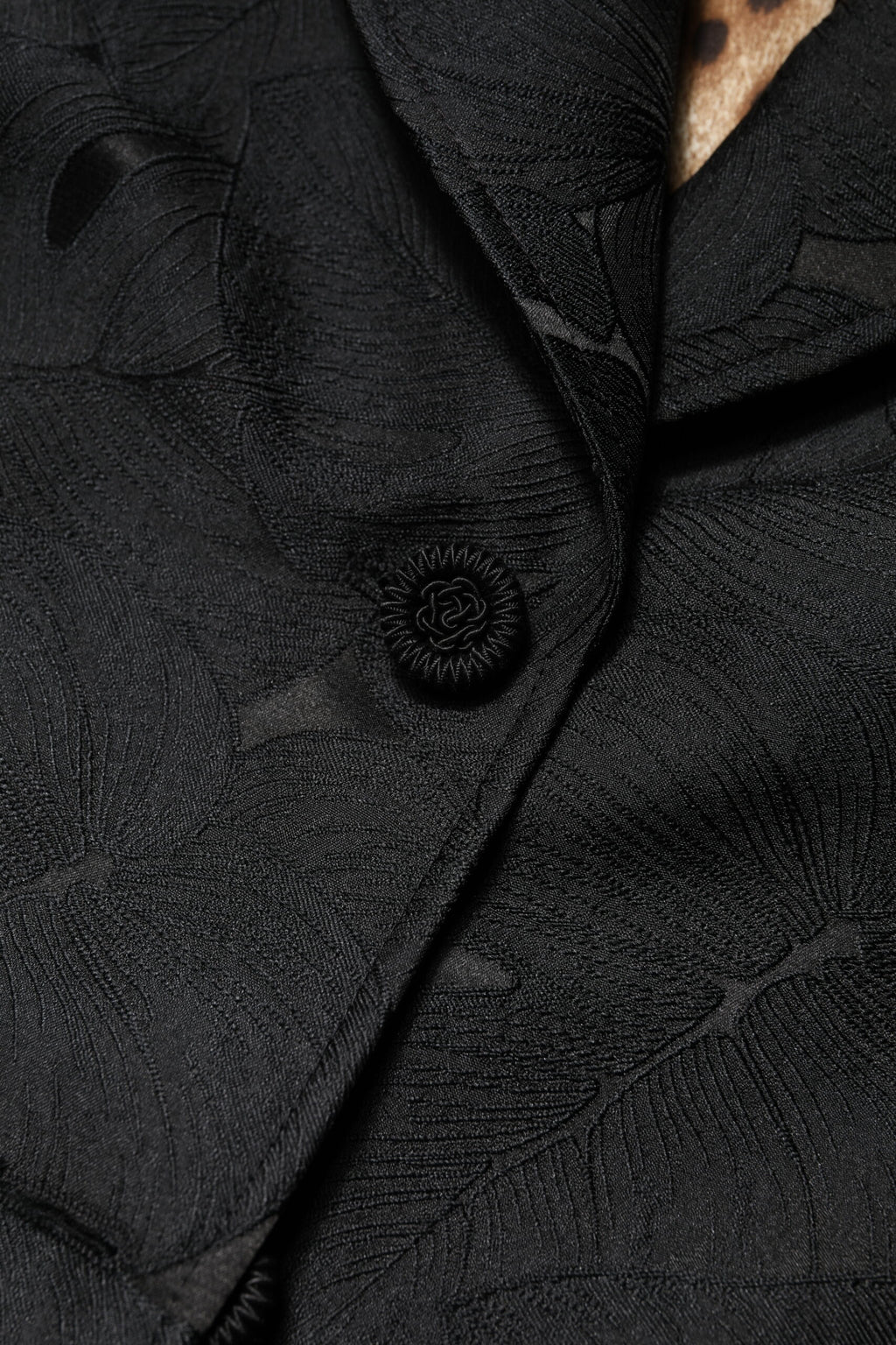 Dolce & Gabbana Black Single-Breasted Trench Coat Jacket