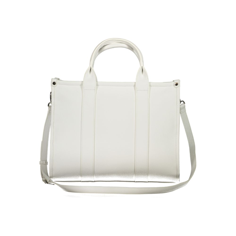 Mario Valentino white polyethylene handbag