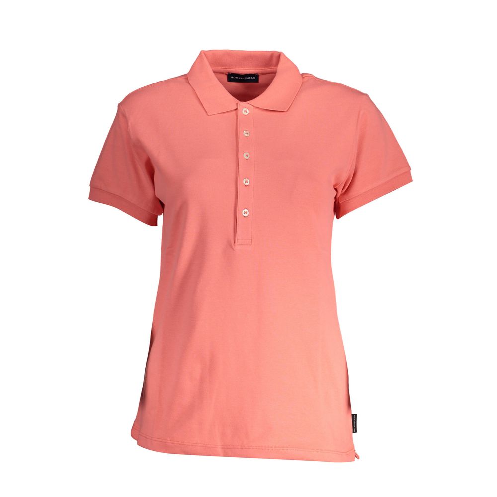 North Sails Baumwoll-Poloshirt in Rosa