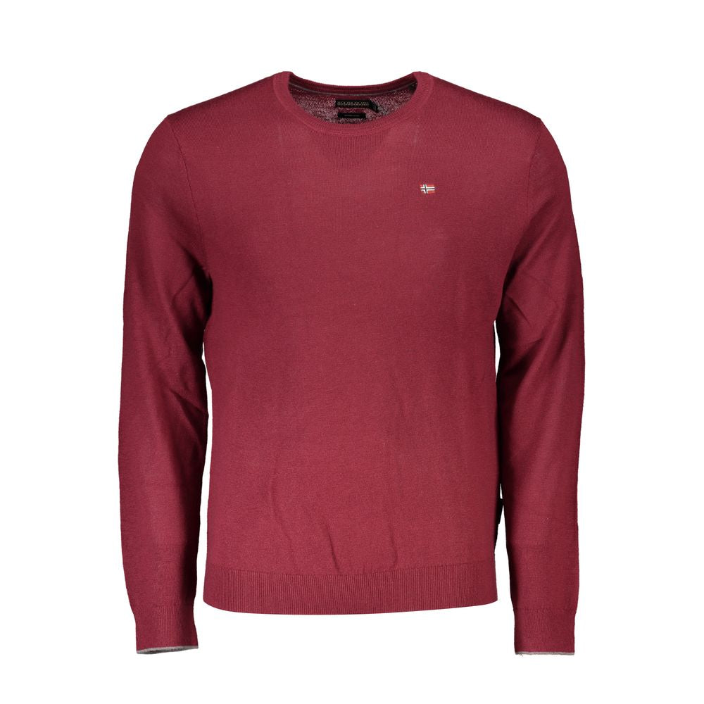 Napapijri Red Fabric Men's Jumper