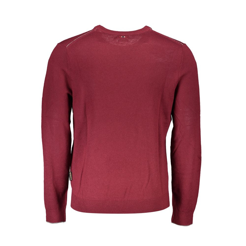 Napapijri Red Fabric Men's Jumper