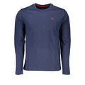 La Martina Regal Blue Embroidered Crew Neck Tee
