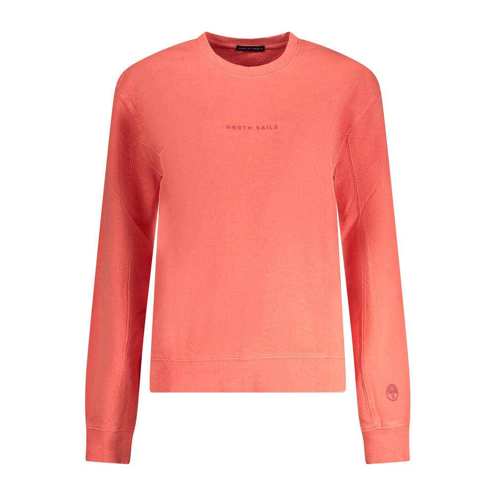 North Sails Baumwoll-Sweatshirt in Rosa
