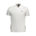 North Sails Bianco Baumwoll-Herrenpoloshirt