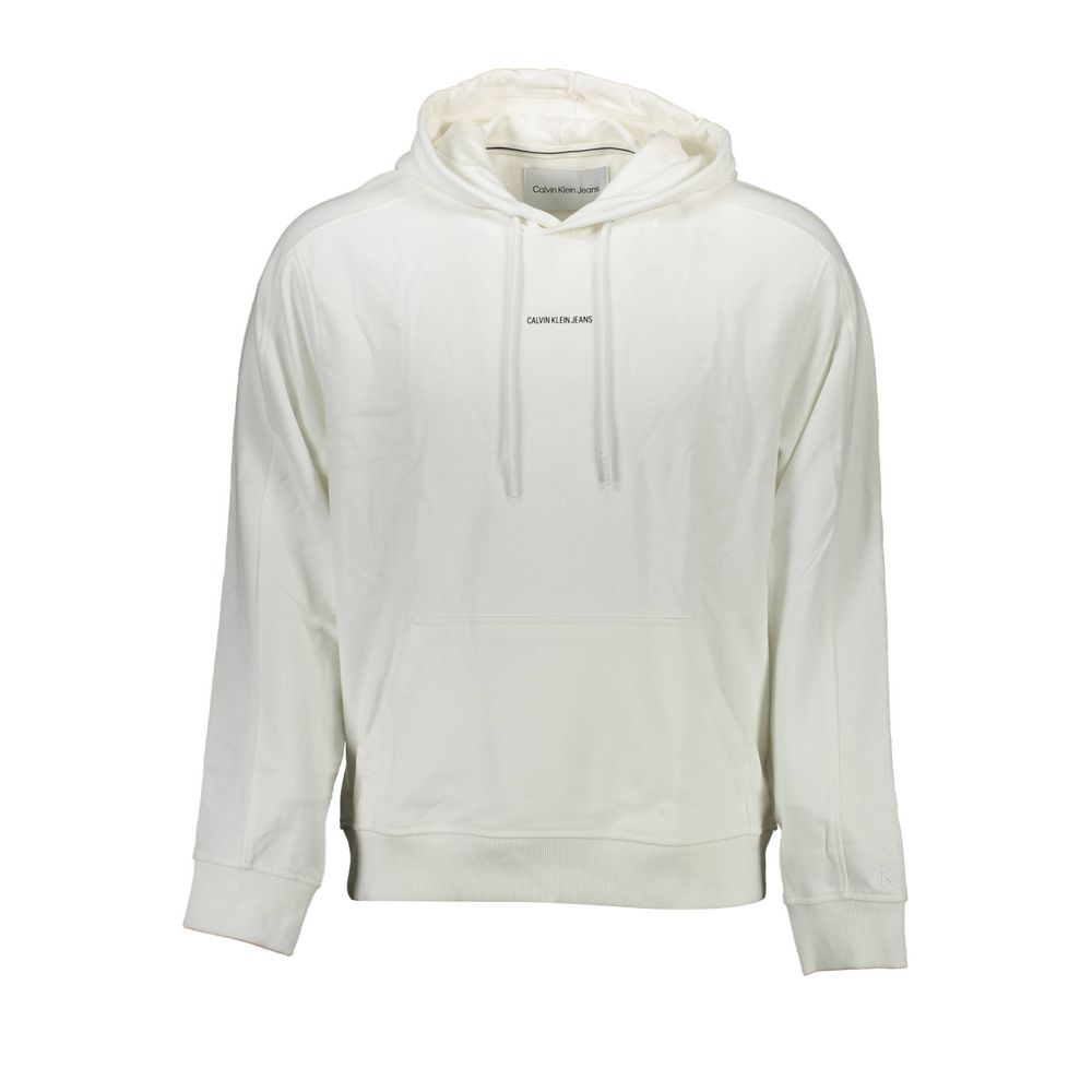 Calvin Klein Baumwoll-Sweatshirt in Weiß